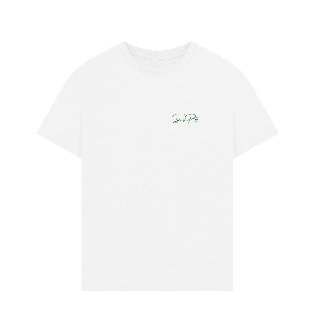 White Printed T-shirt Front